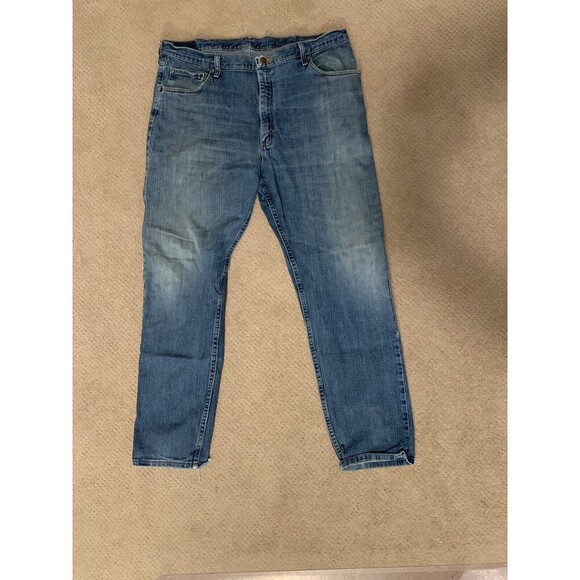 Men’s Wrangler Jeans Regular Fit Straight Leg 40 X 32 Denim - Picture 1 of 5
